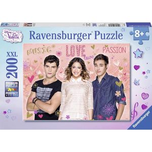 Ravensburger puzzel Disney Violetta Violetta, Tomas & Leon - Legpuzzel - 200XXL stukjes