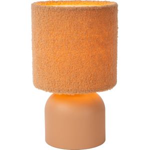 Lucide WOOLLY - Tafellamp - Ø 16 cm - 1xE14 - Terracotta