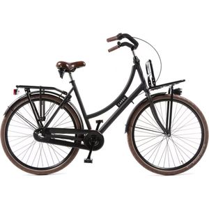 Avalon Cargo - Transportfiets - Damesfiets - 28 Inch - 3 Versnellingen - Matzwart