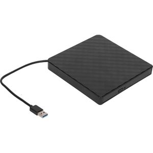 Externe CD-drive Rewriter - USB 3.0 - Ultradun - Zwart