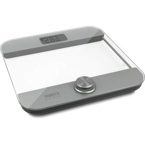 Design Personenweegschaal - Gebruik Zonder Batterijen - Hoogwaardig Glas - Tot 180 kg - 100 g Increments