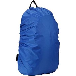 Blauwe 35 Liter Regenhoes - Travelbag - Rugzak Regen Cover - Backpack Beschermhoes - Uniseks