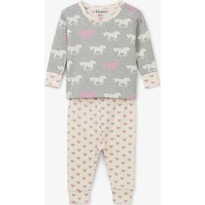 Hatley Meisjes 2-delige Babypyjama met Paarden - 9-12 Maand