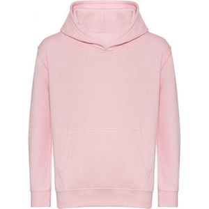 Kids Organic Hoodie Maat 9/11 (L) (Baby Pink)