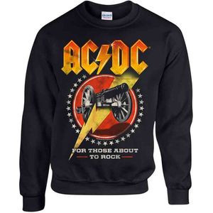 AC/DC Sweater/trui -S- For Those About To Rock New Zwart