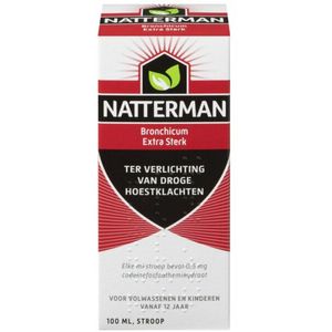 Natterman Hoestdrank Bronchicum Extra Sterk Met Codeïne - 2 x 100 ml