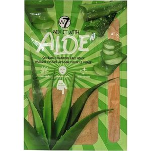 W7 Cosmetics Face Mask Soothing Powdered Mix It Aloe Vera