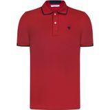 Felix Hardy - Polo Shirt - Rood - Korte Mouw - Katoenen Pique