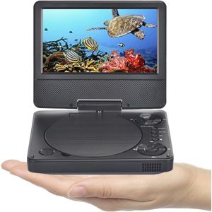 Mini Draagbare DVD-Speler met 9,5-inch HD Scherm - Regiovrij en Auto Geschikt voor Kinderen