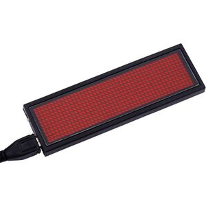 Programmeerbare RODE LED Naamplaat Display Board - 3.7V 240mA USB Power .
