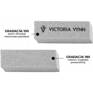 Victoria Vynn Mini Buffer Blok Polijsten Nagels 100/180 - 25 Stuks