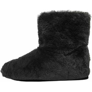 Freedom Moses - Sativa - Pantoffel - Black - Gerecycled Faux Fur, 100% Vegan