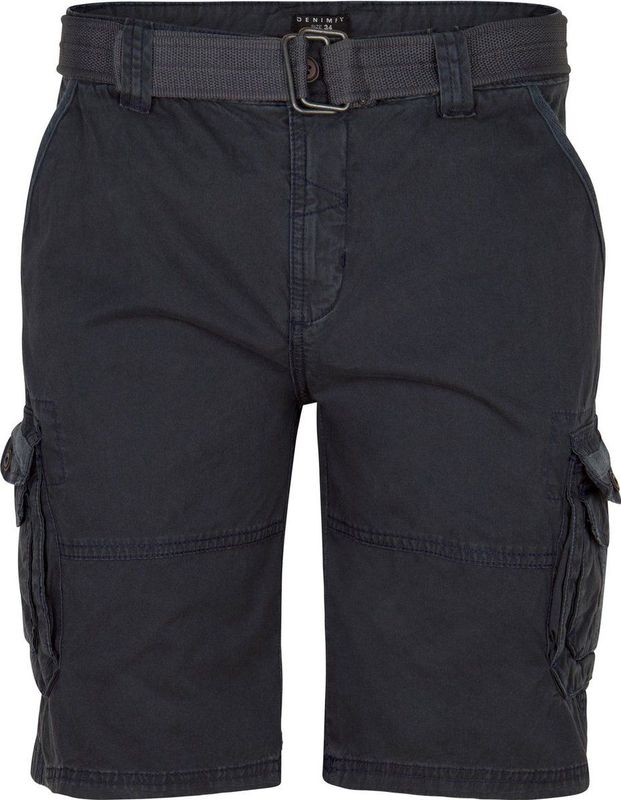 DENIMFY - DFUlli - Korte Bermudashorts - Zwart - Regular Fit