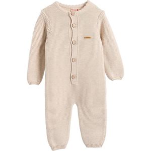 Minora gebreide baby kleding jongens-Unisex boxpakje- Baby kleding meisjes- Maat 80/ 9-12 Maanden-Newborn overalls winter- Baby kleding jongens-Beige-Kraamcadeau - Babyshower Cadeau