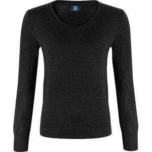 Cutter & Buck Vernon V-neck Dames 355433 - Zwart - M