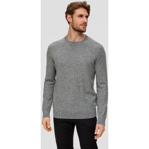 S.Oliver Gemêleerde Trui Antraciet