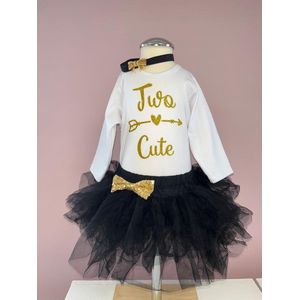 Verjaardag set-verjaardag outfit-feestkleding-fotoshoot kleding 2de verjaardag-kleedje-verjaardag jurk-fotoshoot-2 jaar-tweede verjaardag-jarig-kinder feestje-set Marel (mt 86)