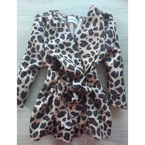 62/68 Zomerjas Panterprint Babyjas Jasje voor baby voorjaar jas mantel