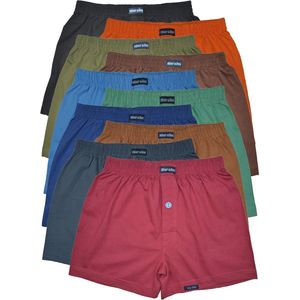Zachte boxer shorts van 100% katoen - naadloos, maat 4-10, set van 6
