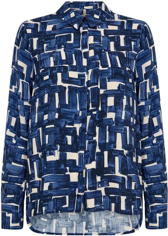 Soyaconcept - Blouse - Blauw - S (36)