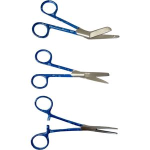 Verpleegkundige Scharenset - Blue Water | MDR Gecertificeerd - Zorg - Kocher - Cadeau - Verpleegster - Accessoires - Nurse Cadeau - Verpleegkundige Schaar - Verpleegkundige Artikelen