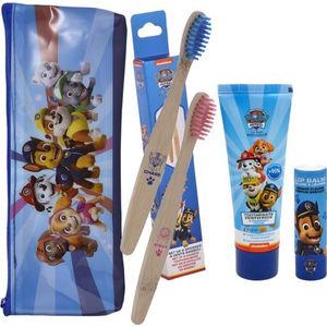 Paw Patrol Licensed Care Set- Etui- Tandpasta & Borstel- Lippenbalsem