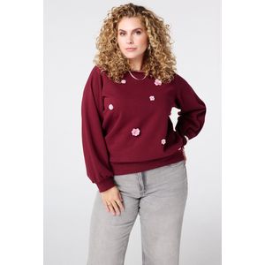 MS Mode - Trui - 3D Bloemen - Sweater