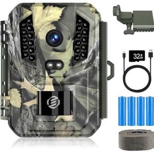 Equivera Wildcamera met Nachtzicht - Wildcamera - Wildcamera voor Buiten - Jachtcamera - Bewegingssensor - Nachtzicht