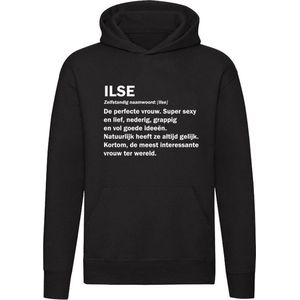 Ilse grappige Hoodie | verjaardag | cadeau | kado | Unisex | Trui | Sweater | Capuchon | Zwart