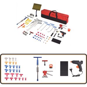 vidaXL Uitdeukset - 80-delig - Met draagtas Uitdeukset - Autoreparatie - Deukremover - Schadeherstel - Lak Herstellen