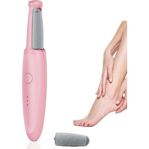 Elektrische voetvijl - Oplaadbare Elektrische Eelt Verwijderaar -Verbeterde versie- voor Gladdere Voeten - 2 Stuks Accessoires -Pedicure Tool - Pedicuresets - Verwijdert droge huid voor gladdere voeten