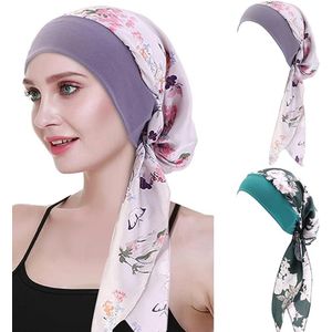 2-delige set dameshoofdband, dameshoed, dameshaardoek, dameshoed