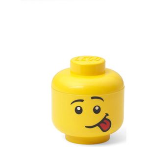 Opbergdoos LEGO-hoofd Silly, Geel - Polypropyleen - LEGO