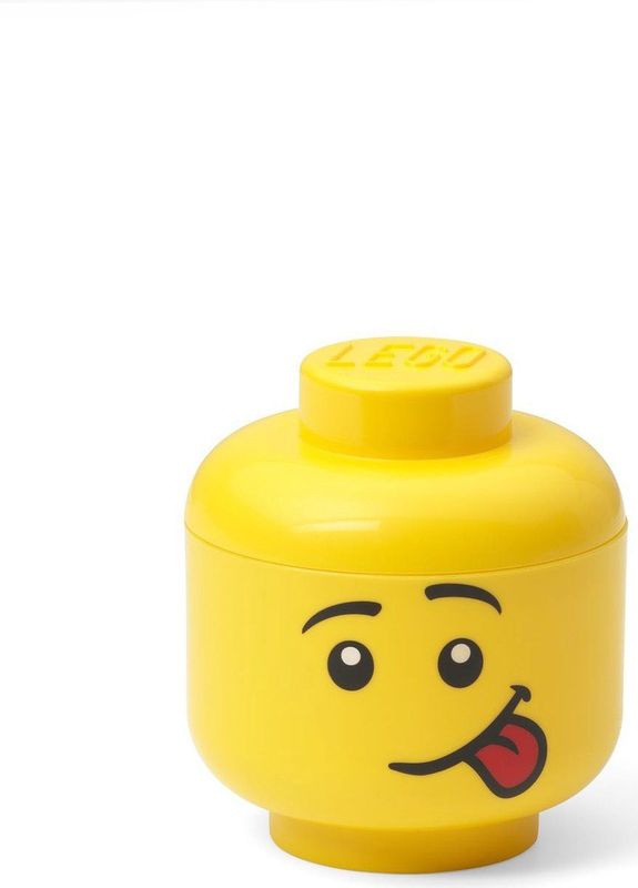 Opbergdoos LEGO-hoofd Silly, Geel - Polypropyleen - LEGO
