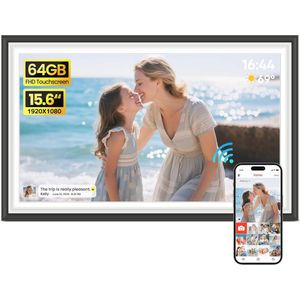 Digitale Fotolijst 15,6 Inch met WiFi en 64 GB Geheugen