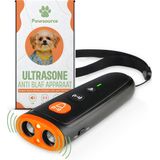 Pawsource Ultrasone Anti Blaf Apparaat – 3-in-1 Anti Blaf Apparaat - Zonder Schok - alternatief Anti Blafband - voor Kleine & Grote Honden - Audio - Flashlight - USB-Oplaadbaar