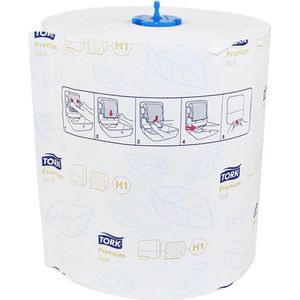 Tork Matic® Zachte Handdoekrol Premium, wit H1, 2-laags, 100mtr/21cm (290016)- 20 x 6 rollen voordeelverpakking