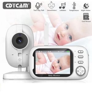 3.5 Inch LCD Babyfoon Met Camera - 2-Weg Audio - Nachtzicht - Temperatuurmonitoring - VOX-modus - Privacybescherming