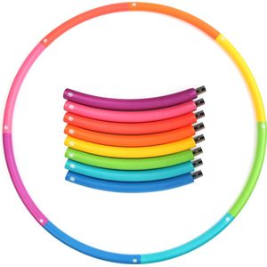 Vitahoop Rainbow - Hoelahoep - Metalen Kern - Zacht Schuim aan de Buitenkant