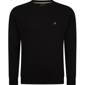 Cappuccino Italia - Heren Sweaters Sweater Zwart - Zwart - Maat S