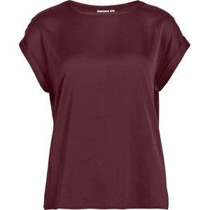 VILA VIELLETTE S/S SATIN TOP - NOOS Dames Top - Maat 34