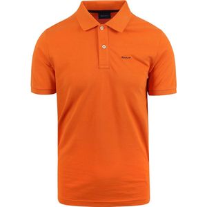 Gant - Polo Piqué Rugger Oranje - Regular-fit - Heren Poloshirt Maat L