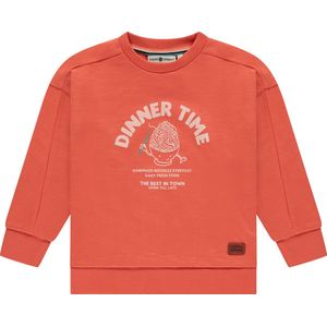 Stains and Stories boys sweatshirt Jongens Trui - grapefruit - Maat 128