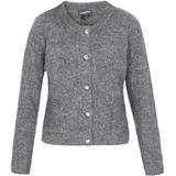 DreiMaster - Vintage - Gebreid Vest - Grijs Gemêleerd