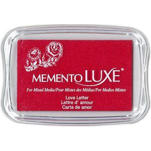 ML-000-302 Memento Luxe inktkussen - Tsukineko - Love letter - stempelinkt rood