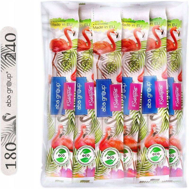 Aba Group - Professionele Nagelvijlset - 25 Stuks - Dubbelzijdige Nagelvijlen - Gradatie 180/240 - Standaard 4 mm