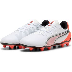 Puma - King Match FG/AG - Voetbalschoenen - Wit