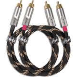 FiiO - LR-RCA4M - Audiokabel - 0.80 m - RCA - Zuurstofvrij Koperdraad