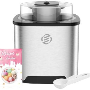 Equivera IJsmaker - IJsmachine voor thuis - IJsmachine - IJsmachine zelfvriezend - IJsmachine zelf vriezend - IJs machine - Zelfvriezende ijsmachine - Zelfvriezende ijsmachine voor thuis!