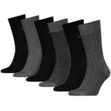 Tommy Hilfiger - Klassieke Sokken - 6 Paren - Gekamd Katoen - Heren